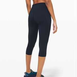 Lululemon fast and free 19 inch crops